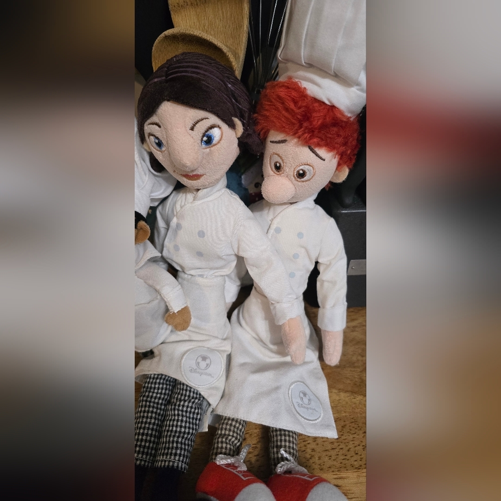 Disney Rare Ratatouille Plush Doll Set - Picture 3 of 6